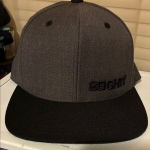 80Eighty Automotive Gray and Black Snapback Cap (OS)